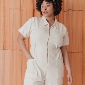 Noble Utility Suit in Oat Milk
